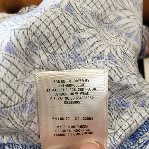 Anthro Maeve Imelda one shoulder Pineapple Crop Top - Picture 8 of 9